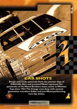 1996 Pinnacle - Foil #48 Michael Waltrip's car Back