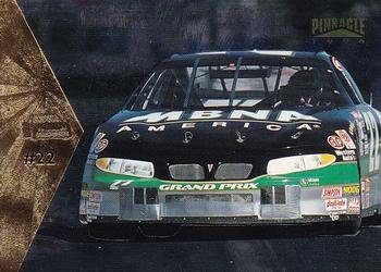 1996 Pinnacle - Foil #49 Ward Burton's car Front