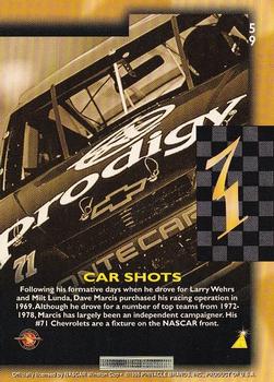 1996 Pinnacle - Foil #59 Dave Marcis's car Back