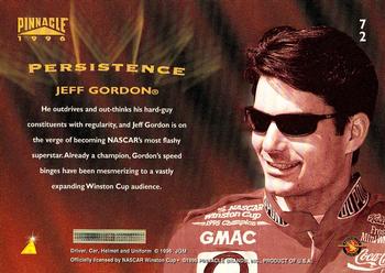 1996 Pinnacle - Foil #72 Jeff Gordon Back