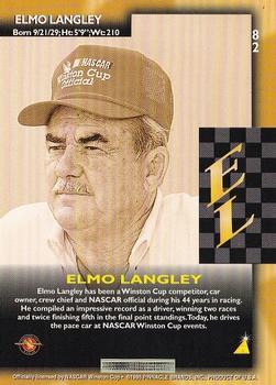 1996 Pinnacle - Foil #82 Elmo Langley Back