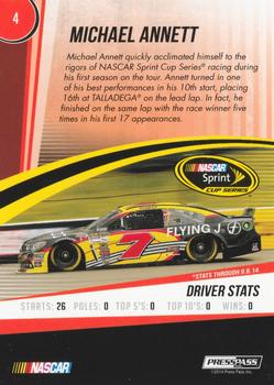 2015 Press Pass Cup Chase - Retail #4 Michael Annett Back