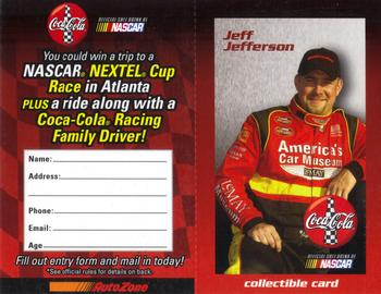 2005 Coca-Cola Racing Family AutoZone #NNO Jeff Jefferson Front