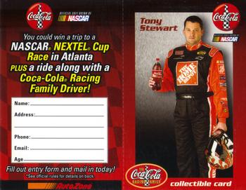2005 Coca-Cola Racing Family AutoZone #NNO Tony Stewart Front