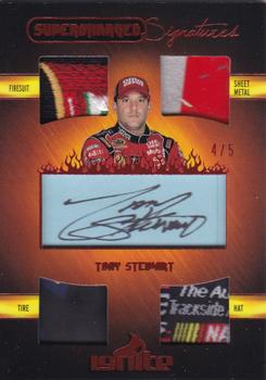 2012 Press Pass Ignite - Supercharged Signatures #SS-TS Tony Stewart Front