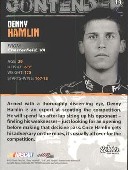 2010 Wheels Main Event #13 Denny Hamlin  Back