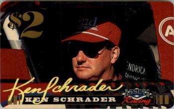 1995 Assets - $2 Phone Cards Gold Signature #NNO Ken Schrader Front