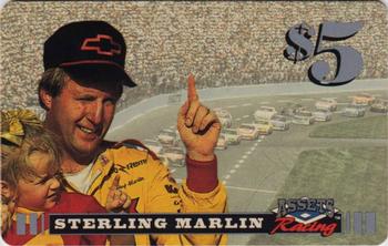 1995 Assets - $5 Phone Cards #NNO Sterling Marlin Front