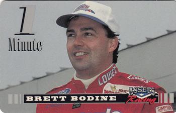 1995 Assets - 1-Minute Phone Cards #NNO Brett Bodine Front