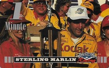 1995 Assets - 1-Minute Phone Cards #NNO Sterling Marlin Front