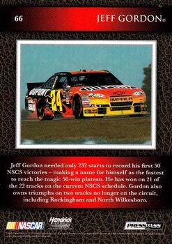 2010 Press Pass Legends #66 Jeff Gordon  Back