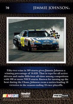 2010 Press Pass Legends #70 Jimmie Johnson  Back