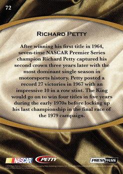 2010 Press Pass Legends #72 Richard Petty  Back