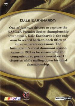 2010 Press Pass Legends #77 Dale Earnhardt  Back