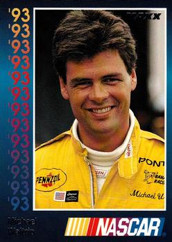 1993 Maxx Premier Series #30 Michael Waltrip Front