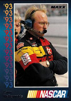 1993 Maxx Premier Series #144 Larry McReynolds Front