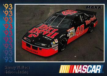 1993 Maxx Premier Series #177 Kenny Wallace's Car Front