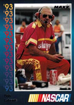 1993 Maxx Premier Series #185 Bob Labonte Front