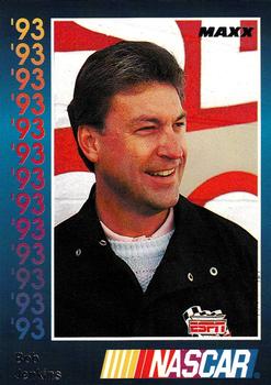 1993 Maxx Premier Series #206 Bob Jenkins Front