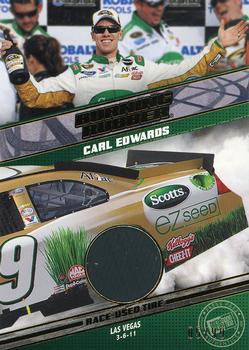 2012 Press Pass - Burning Rubber Gold #BR-CE Carl Edwards Front