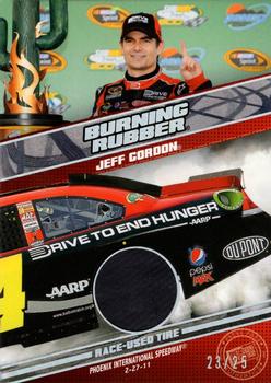 2012 Press Pass - Burning Rubber Holofoil #BR-JG Jeff Gordon Front