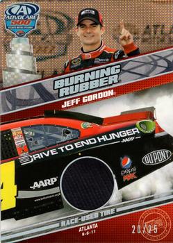 2012 Press Pass - Burning Rubber Holofoil #BR-JG3 Jeff Gordon Front