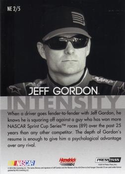 2014 Press Pass Redline - Intensity National Convention #NE 2 Jeff Gordon Back