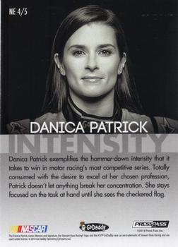 2014 Press Pass Redline - Intensity National Convention #NE 4 Danica Patrick Back