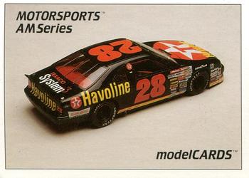 1992 Motorsports Modelcards AM Series #4 Davey Allison's Car Front