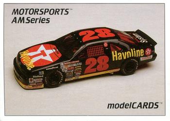 1992 Motorsports Modelcards AM Series #5 Davey Allison's Car Front