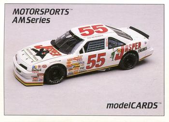 1992 Motorsports Modelcards AM Series #9 Ted Musgrave's Car Front