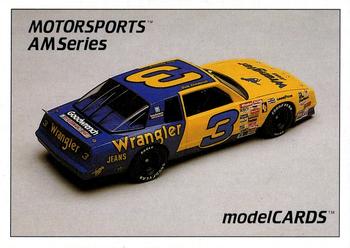 1992 Motorsports Modelcards AM Series #21 Dale Earnhardt's Car Front