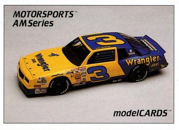 1992 Motorsports Modelcards AM Series #22 Dale Earnhardt's car Front