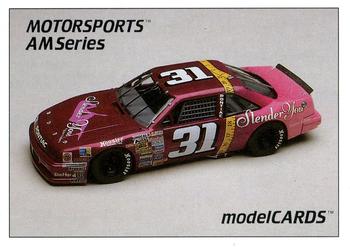 1992 Motorsports Modelcards AM Series #32 Brad Teague's Car Front