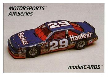 1992 Motorsports Modelcards AM Series #34 Dale Jarrett's Car Front