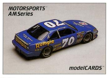 1992 Motorsports Modelcards AM Series #35 J.D. McDuffie's Car Front