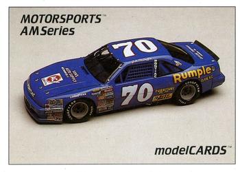 1992 Motorsports Modelcards AM Series #36 J.D. McDuffie's Car Front