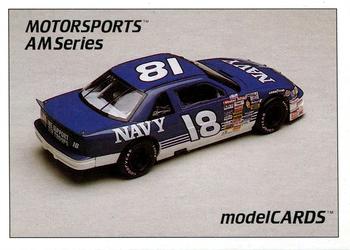 1992 Motorsports Modelcards AM Series #43 Greg Sacks' Car Front