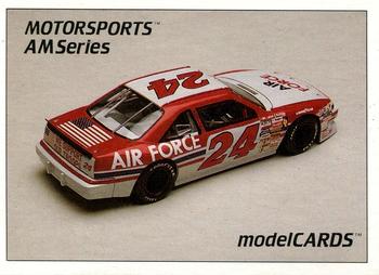 1992 Motorsports Modelcards AM Series #45 Mickey Gibbs' Car Front