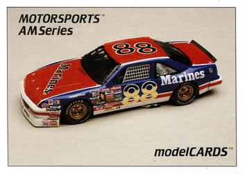 1992 Motorsports Modelcards AM Series #50 Buddy Baker's Car Front
