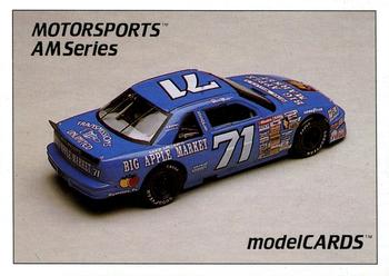 1992 Motorsports Modelcards AM Series #51 Dave Marcis' Car Front