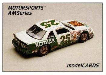 1992 Motorsports Modelcards AM Series #59 Ken Schrader's Car Front