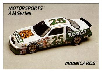 1992 Motorsports Modelcards AM Series #60 Ken Schrader's Car Front