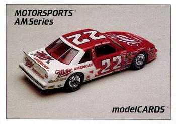 1992 Motorsports Modelcards AM Series #61 Bobby Allison's Car Front