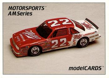 1992 Motorsports Modelcards AM Series #62 Bobby Allison's Car Front