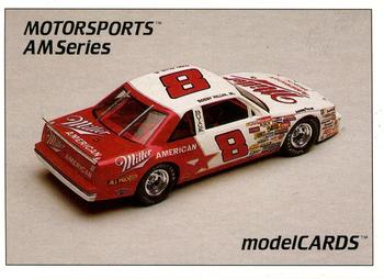 1992 Motorsports Modelcards AM Series #63 Bobby Hillin Jr.'s Car Front