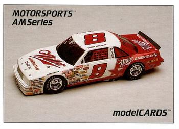 1992 Motorsports Modelcards AM Series #64 Bobby Hillin Jr.'s Car Front