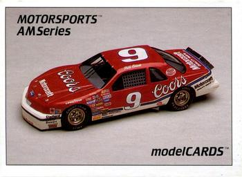 1992 Motorsports Modelcards AM Series #82 Bill Elliott's Car Front