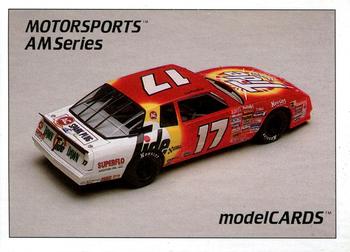 1992 Motorsports Modelcards AM Series #83 Darrell Waltrip's Car Front