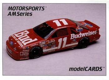 1992 Motorsports Modelcards AM Series #90 Bill Elliott's Car Front